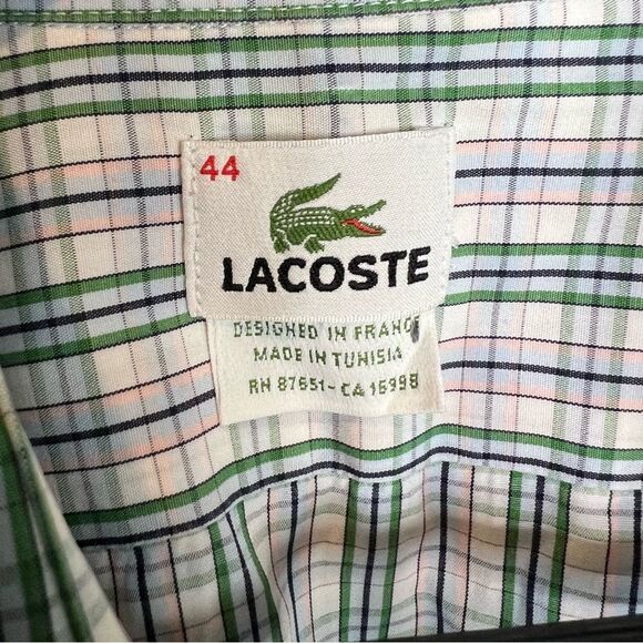 La coste plaid button down shirt - Picture 2 of 8